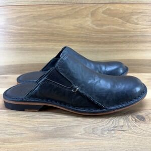 UGG Mule Slip On Shoes Mens 9 Black Leather 5628